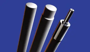 Flat glass tempering kiln rollers