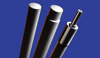 Flat glass tempering kiln rollers