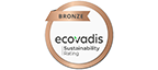 Circular award showing ecovadis bronze award